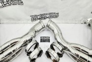 Stainless Steel Headers AFTER Chrome-Like Metal Polishing and Buffing Services | Restoration Services | Exhaust Headers Polishing Services