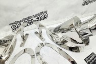 Stainless Steel Exhaust System Setup AFTER Chrome-Like Metal Polishing and Buffing Services | Restoration Services | Exhaust System Polishing Services