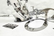 Stainless Steel Exhaust System Setup AFTER Chrome-Like Metal Polishing and Buffing Services | Restoration Services | Exhaust System Polishing Services