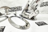 Stainless Steel Exhaust System Setup AFTER Chrome-Like Metal Polishing and Buffing Services | Restoration Services | Exhaust System Polishing Services