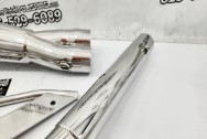 Harley Davidson Stainless Steel Exhaust AFTER Chrome-Like Metal Polishing and Buffing Services | Restoration Services | Exhaust System Polishing Services