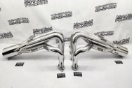 Stainless Steel Headers AFTER Chrome-Like Polishing | Header Polishing | Stainless Steel Polishing Services
