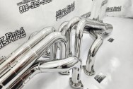 Stainless Steel Headers AFTER Chrome-Like Polishing | Header Polishing | Stainless Steel Polishing Services