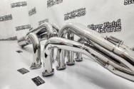 Stainless Steel Headers AFTER Chrome-Like Polishing | Header Polishing | Stainless Steel Polishing Services
