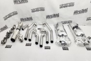 Stainless Steel Headers AFTER Chrome-Like Polishing | Header Polishing | Stainless Steel Polishing Services