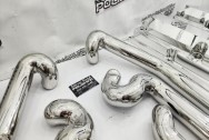 Stainless Steel Headers AFTER Chrome-Like Polishing | Header Polishing | Stainless Steel Polishing Services