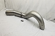 409 Stainless Steel Truck Exhaust System BEFORE Chrome-Like Metal Polishing and Buffing Services / Restoration Services - Exhaust Polishing - Stainless Steel Polishing 
