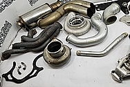 Stainless Steel Exhaust System Pipes BEFORE Chrome-Like Metal Polishing - Stainless Steel Polishing