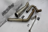 Harley Davidson Stainless Steel Exhaust BEFORE Chrome-Like Metal Polishing and Buffing Services | Restoration Services | Exhaust System Polishing Services
