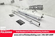 Aluminum Fuel Rail Project AFTER Chrome-Like Metal Polishing and Buffing Services | Restoration Services | Fuel Rail Polishing Services