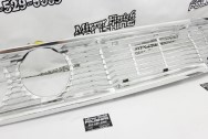 1964 Ford Galaxy 500XL Aluminum Grille AFTER Chrome-Like Metal Polishing - Aluminum Polishing | Finishing Services | Grille Polishing Services