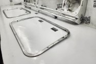 Vintage Truck Grille AFTER Chrome-Like Metal Polishing - Grille Polishing | Finishing Services | Truck Grille Polishing Services