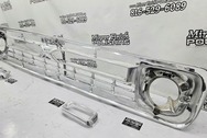 Ford F100 Aluminum Grille AFTER Chrome-Like Metal Polishing and Buffing Services Aluminum Polishing Services