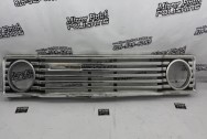Vintage International Truck Grille BEFORE Chrome-Like Metal Polishing - Grille Polishing | Finishing Services | Truck Grille Polishing Services