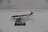 AR15 Aluminum Gun Parts AFTER Chrome-Like Metal Polishing and Buffing Services / Restoration Services - Aluminum Polishing
