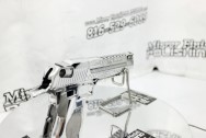 Desert Eagle .50 AE Stainless Steel Pistol AFTER Chrome-Like Gun Polishing | Firearm Polishing | Gun Polishing Services