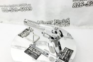 Desert Eagle .50 AE Stainless Steel Pistol AFTER Chrome-Like Gun Polishing | Firearm Polishing | Gun Polishing Services