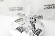 Desert Eagle .50 AE Stainless Steel Pistol AFTER Chrome-Like Gun Polishing | Firearm Polishing | Gun Polishing Services