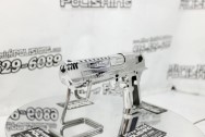 Desert Eagle .50 AE Stainless Steel Pistol AFTER Chrome-Like Gun Polishing | Firearm Polishing | Gun Polishing Services