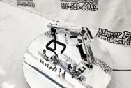 Stainless Steel and Aluminum Beretta 92FS Gun | Pistol AFTER Chrome-Like Metal Polishing and Buffing Services | Gun Polishing Services