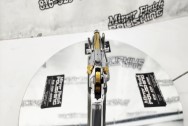Stainless Steel Beretta 92FS Gun | Pistol AFTER Chrome-Like Metal Polishing and Buffing Services | Gun Polishing Services Plus the Gold Look on Accent Pieces