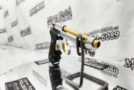 Stainless Steel Beretta 92FS Gun | Pistol AFTER Chrome-Like Metal Polishing and Buffing Services | Gun Polishing Services Plus the Gold Look on Accent Pieces