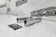 Glock 22 Gen 4 and Glock 19 Gen 5 Stainless Steel Gun Slides AFTER Chrome-Like Metal Polishing and Buffing Services | Restoration Services | Gun Polishing Services