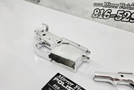 AR15 and Kimber Pistol Frame AFTER Chrome-Like Metal Polishing and Buffing Services|Aluminum Polishing Services