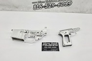 AR15 and Kimber Pistol Frame AFTER Chrome-Like Metal Polishing and Buffing Services|Aluminum Polishing Services