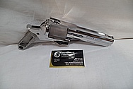 Stainless steel .357 Magnum Ruger GP 100 Gun / Pistol AFTER Chrome-Like Metal Polishing and Buffing Services / Restoration Service