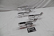Aluminum Cobalt Kinetics AR - 15 Gun / Rifle Upper, Lower, Hand Grip and Trigger Guard AFTER Chrome-Like Metal Polishing and Buffing Services / Restoration Service