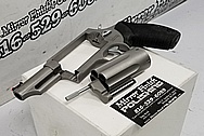Stainless Steel Taurus Judge Gun Revolver BEFORE Chrome-Like Metal Polishing and Buffing Services - Stainless Steel Polishing - Gun Polishing