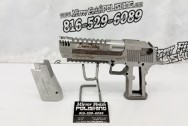 Desert Eagle .50 AE Stainless Steel Pistol BEFORE Chrome-Like Gun Polishing | Firearm Polishing | Gun Polishing Services