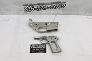 AR15 and Kimber Pistol Frame BEFORE Chrome-Like Metal Polishing and Buffing Services|Aluminum Polishing Services