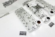 Offenhauser Aluminum Flathead Cylinder Heads AFTER Chrome-Like Metal Polishing - Aluminum Polishing | Cylinder Head Polishing Services | Flathead Polishing Services