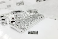 Offenhauser Aluminum Flathead Cylinder Heads AFTER Chrome-Like Metal Polishing - Aluminum Polishing | Cylinder Head Polishing Services | Flathead Polishing Services