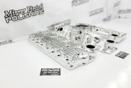 Offenhauser Aluminum Flathead Cylinder Heads AFTER Chrome-Like Metal Polishing - Aluminum Polishing | Cylinder Head Polishing Services | Flathead Polishing Services