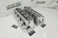 GM LS Aluminum Cylinder Heads AFTER Chrome-Like Metal Polishing | Aluminum Polishing | Cylinder Head Polishing Services | GM LS Polishing Services