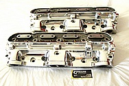 KRE Aluminum Cylinder Heads AFTER Chrome-Like Metal Polishing and Buffing Services