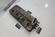 Cyclone Aluminum Flathead Cylinder Head BEFORE Chrome-Like Metal Polishing - Aluminum Polishing | Cylinder Head Polishing Services | Flathead Polishing Services