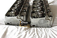 Brodix Aluminum Engine Cylinder Heads BEFORE Chrome-Like Metal Polishing and Buffing Services / Resoration Services