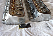 Kaasep-38 Aluminum Engine Cylinder Heads BEFORE Chrome-Like Metal Polishing and Buffing Services / Resoration Services