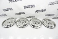 2nd CUSTOMERS SET of 1963 Chevy Corvette Stainless Steel Hubcaps NCRS AFTER Chrome-Like Metal Polishing | Stainless Steel Polishing | Hubcap Polishing Services | Dent Removal Services 