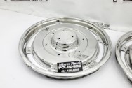 2nd CUSTOMERS SET of 1963 Chevy Corvette Stainless Steel Hubcaps NCRS AFTER Chrome-Like Metal Polishing | Stainless Steel Polishing | Hubcap Polishing Services | Dent Removal Services 