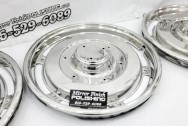 2nd CUSTOMERS SET of 1963 Chevy Corvette Stainless Steel Hubcaps NCRS AFTER Chrome-Like Metal Polishing | Stainless Steel Polishing | Hubcap Polishing Services | Dent Removal Services 