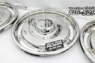2nd CUSTOMERS SET of 1963 Chevy Corvette Stainless Steel Hubcaps NCRS AFTER Chrome-Like Metal Polishing | Stainless Steel Polishing | Hubcap Polishing Services | Dent Removal Services 