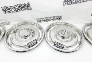 2nd CUSTOMERS SET of 1963 Chevy Corvette Stainless Steel Hubcaps NCRS AFTER Chrome-Like Metal Polishing | Stainless Steel Polishing | Hubcap Polishing Services | Dent Removal Services 