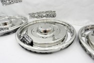 2nd CUSTOMERS SET of 1963 Chevy Corvette Stainless Steel Hubcaps NCRS AFTER Chrome-Like Metal Polishing | Stainless Steel Polishing | Hubcap Polishing Services | Dent Removal Services 