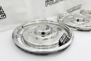 2nd CUSTOMERS SET of 1963 Chevy Corvette Stainless Steel Hubcaps NCRS AFTER Chrome-Like Metal Polishing | Stainless Steel Polishing | Hubcap Polishing Services | Dent Removal Services 