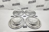 Lincoln Continental Stainless Steel Hubcaps AFTER Chrome-Like Polishing | Hubcap Polishing | Stainless Steel Polishing Services